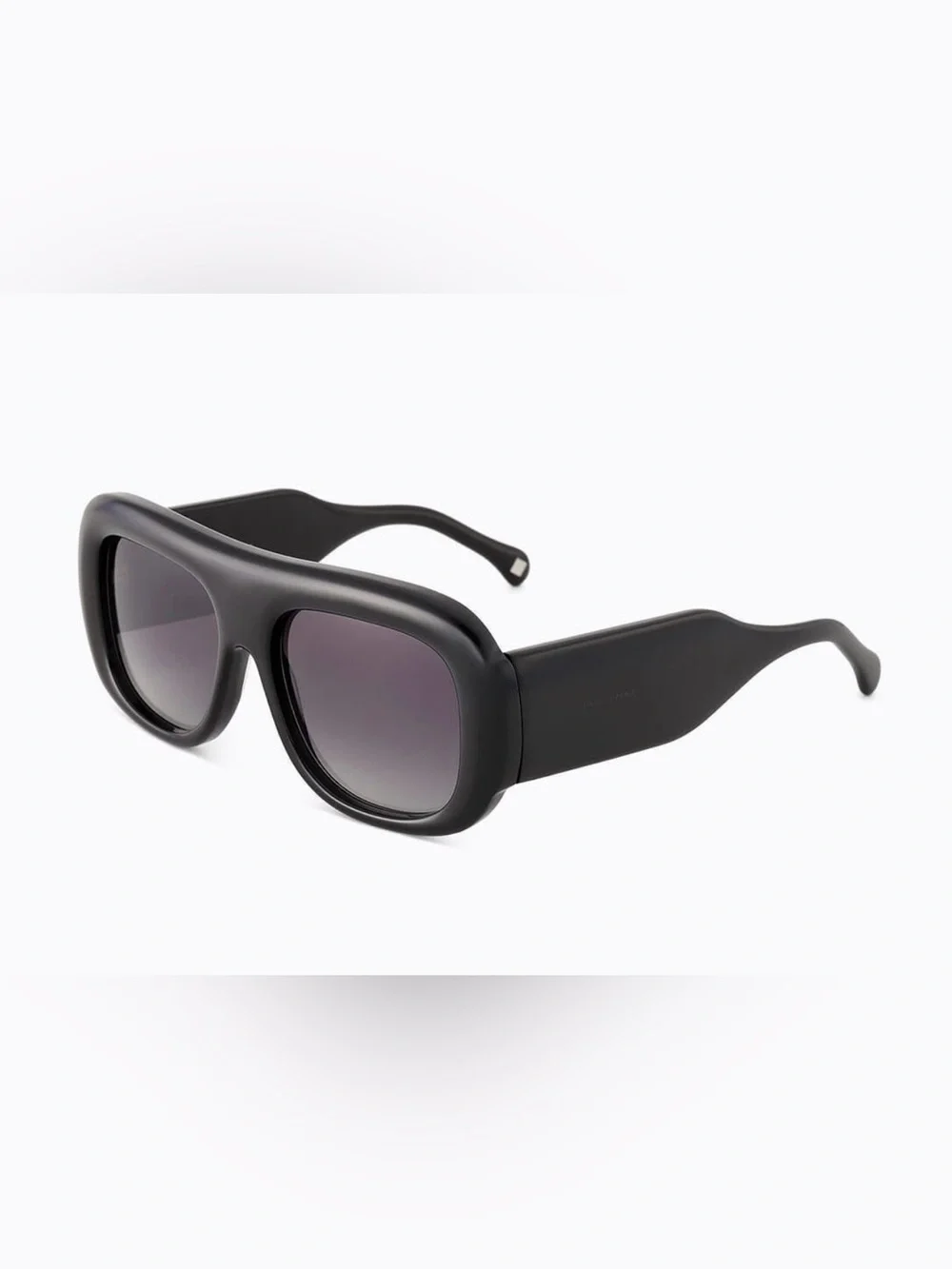 $300 retail Carolina Lemke sunglasses larger black on black frame